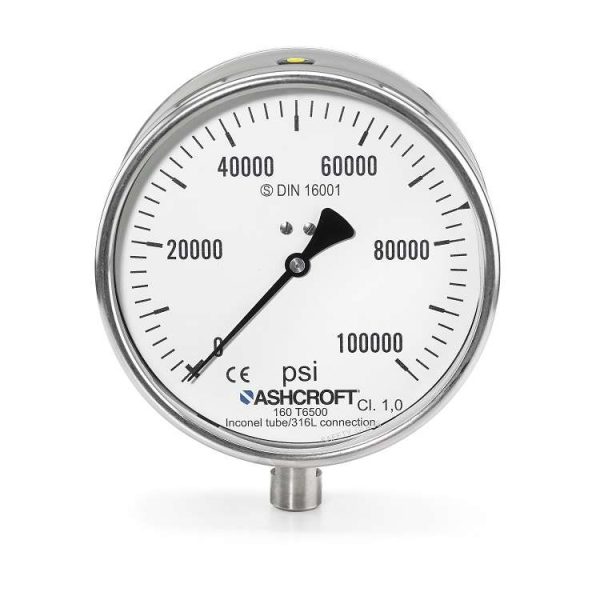 T6500 Stainless Steel Pressure Gauge
